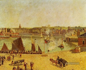  camille - der innere Hafen dieppe 1902 Camille Pissarro